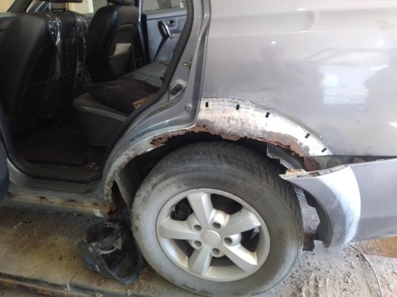 замена арок киа ++