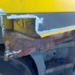 ремонт низа двери кабины ++